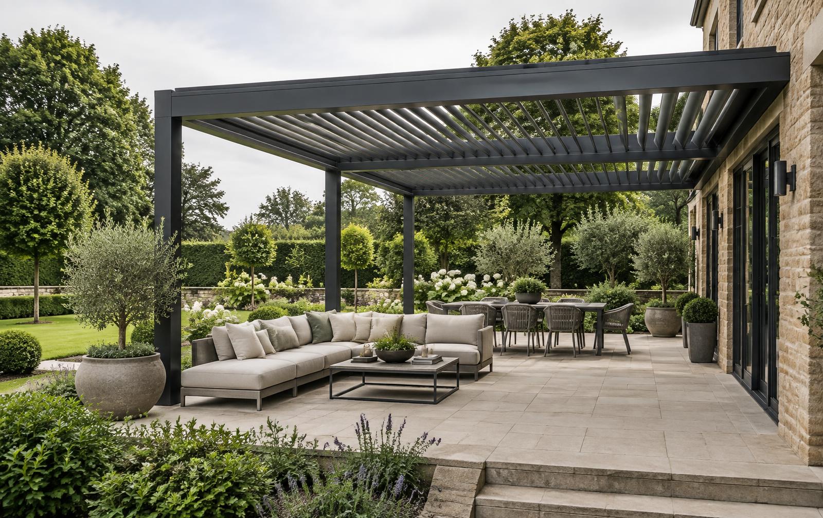 Illustrative pergolas