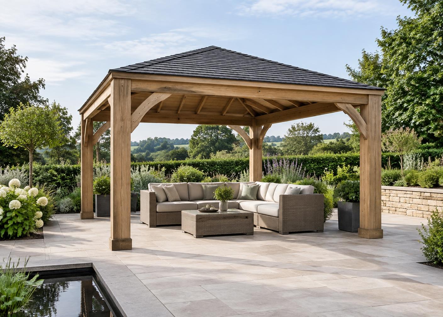 Illustrative gazebos & structures